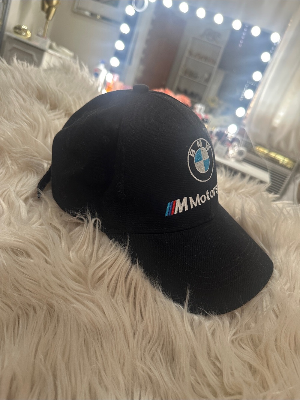 BMW Black M Motorsport Embroidered Logo Cap
